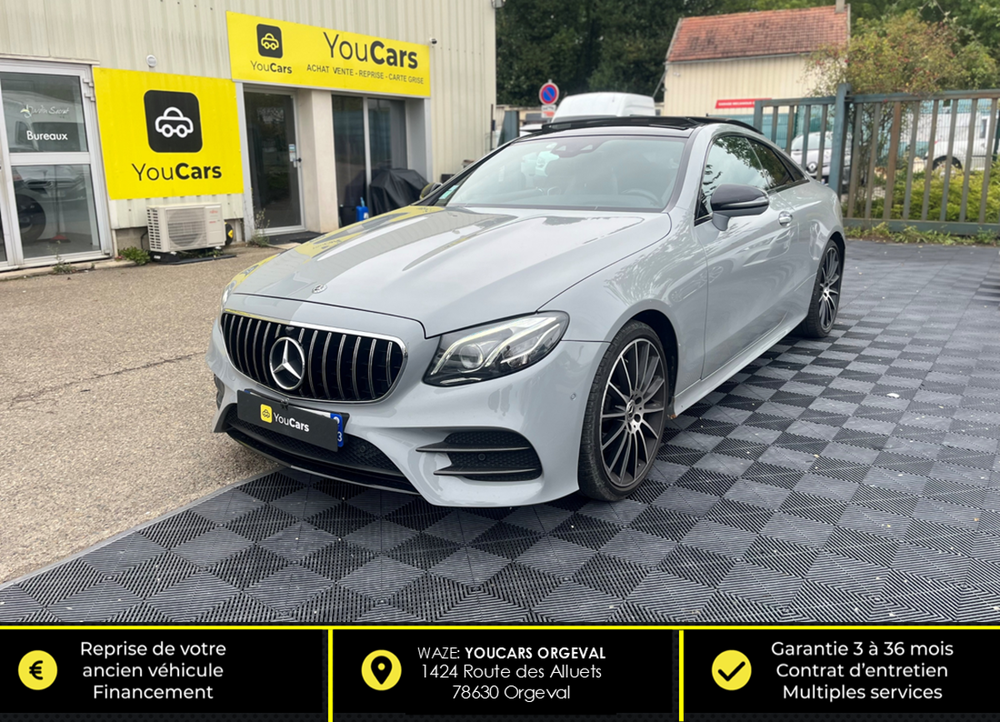 Classe E AMG LINE 220d 194 cv CARPLAY - LED AMBIANCE - SIEGE CHAUFFAN 2017 occasion 78630 Orgeval