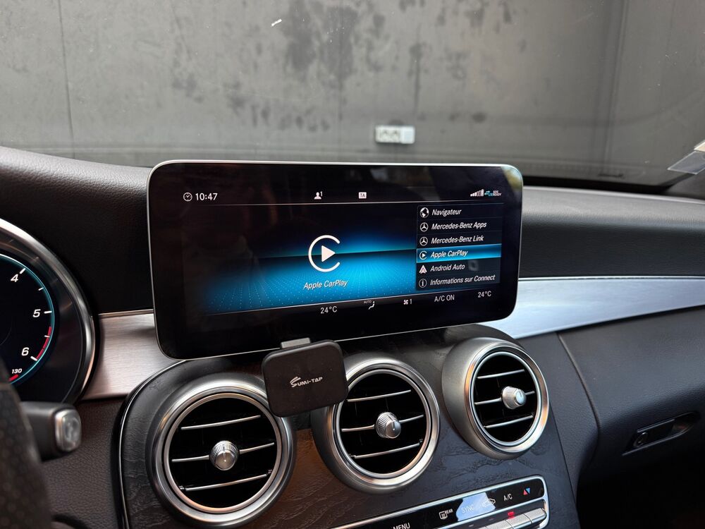 Classe C 220d 9G-TRONIC 194ch AMG Line - 1&deg;MAIN/TO/BURMESTER/CARPLAY/ 2019 occasion 45560 Saint-Denis-en-Val
