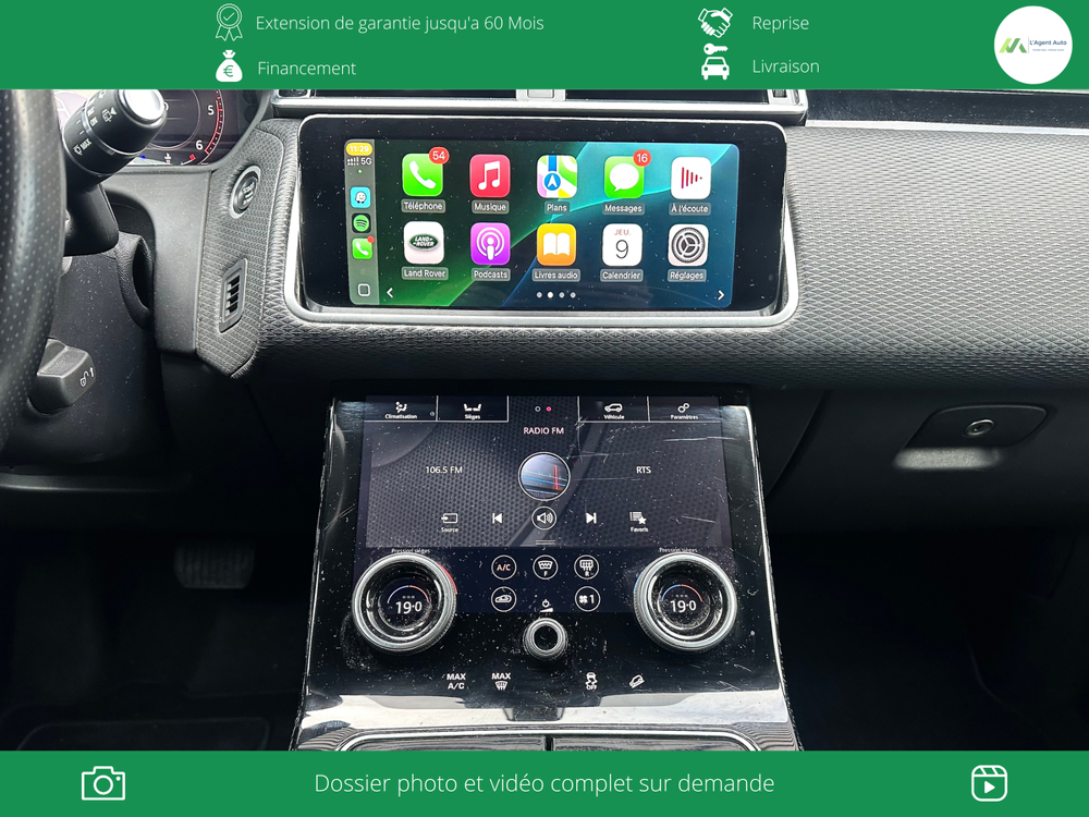 Range rover velar 2.0 D180 2020 occasion 34140 M&egrave;ze