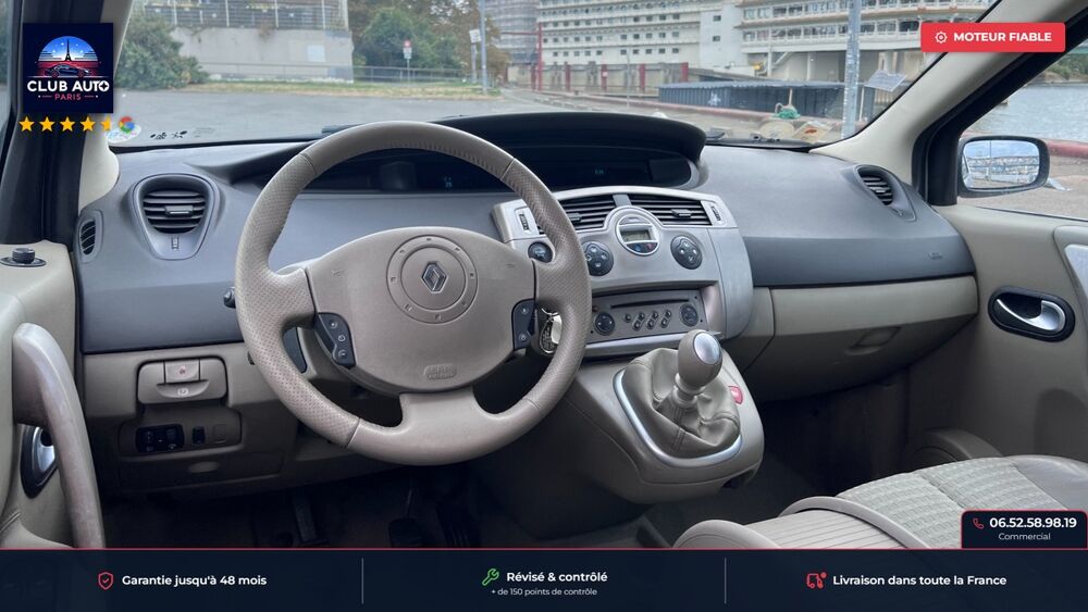Grand scenic IV II CONFORT 1.9 DCI 120 – 7 PLACES – 1&Egrave;RE MAIN - EXCELLENT ET 2006 occasion 94140 Alfortville
