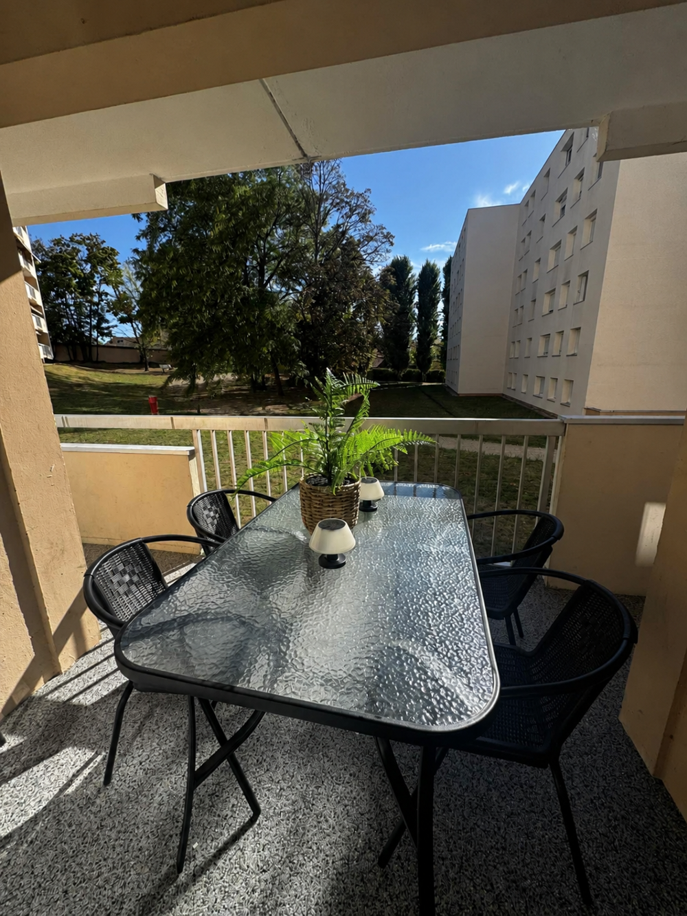 Superbe T4 rénové avec balcon, parking et vue sur parc Vendu loué