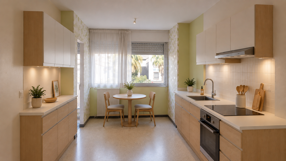 APPARTEMENT T3 AVEC ASCENSEUR, LOGGIA, PROCHE JARDINS DE LA FONTAINE