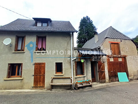 Dpt Haute Garonne 31- A vendre Arlos 31440 - Maison de village à rénover de 87 m2 avec grange attenante de 44 88000 Arlos (31440)
