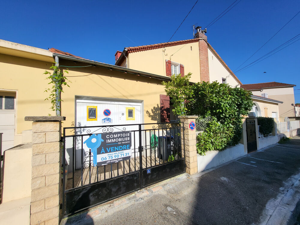 Drôme (26) A vendre à Valence - Maison de ville type 4, avec garage et jardin, bien exposée secteur résidentie