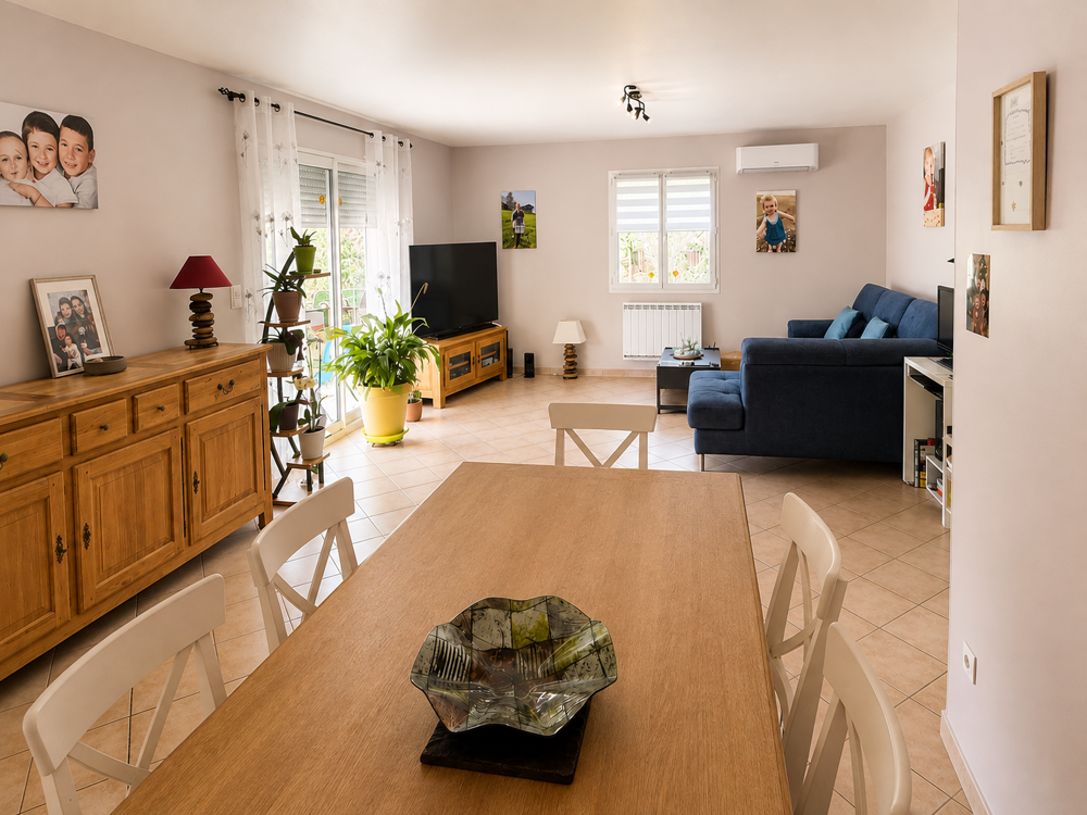 Villa de plain-pied de 97 m2 avec garage, terrasse couverte et terrain clos de 770 m2 Vallon-Pont-d'Arc