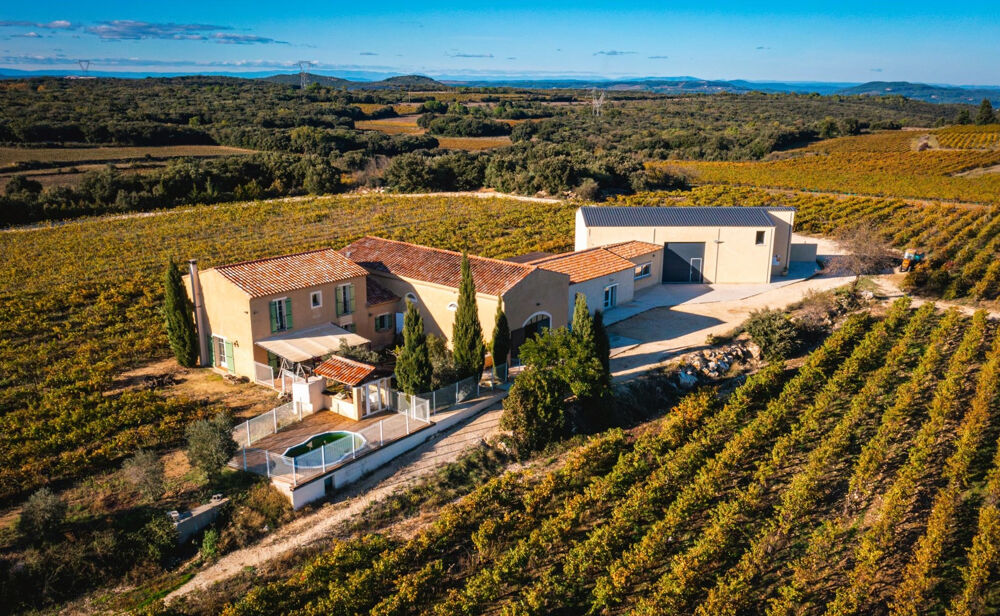 DEPT-30-A VENDRE-POUZILHAC Ensemble immobilier de 550m2 avec superficie habitable actuelle de 170m2 évolutive