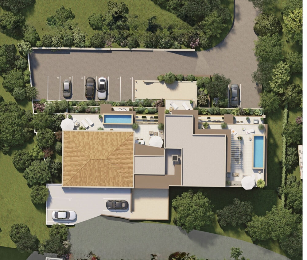 Penthouse avec piscine et vue mer à Solenzra