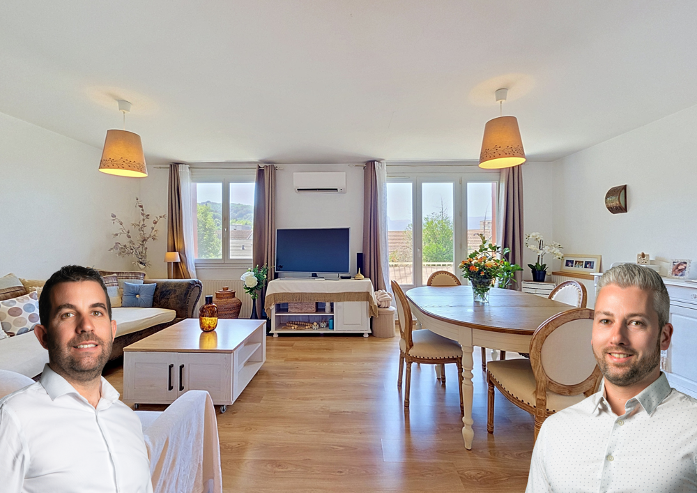 GIERES 38660 - APPARTEMENT T3 A VENDRE - AGENCE IMMOBILIERE - GRESIVAUDAN - 38