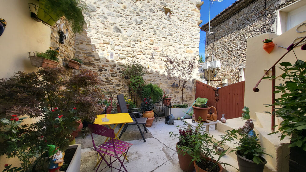 Vente Maison DPT GARD (30), à vendre, secteur LA CALMETTE, maison de village type 6 de 160m2, cave et cours La calmette