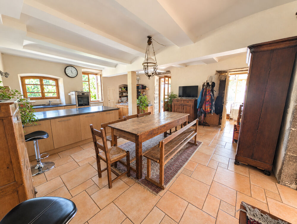 Vente Propriété/Château Dépt. 07 - A VENDRE à LAVILLEDIEU - Grand Mas de 530 m2 avec 7 appartements loués - Parcelle de 1600 m2. Inves Lavilledieu