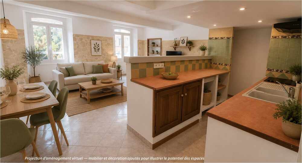 LES ARCS SUR ARGENS (VAR) - À VENDRE - Appartement T3 avec plein de charme