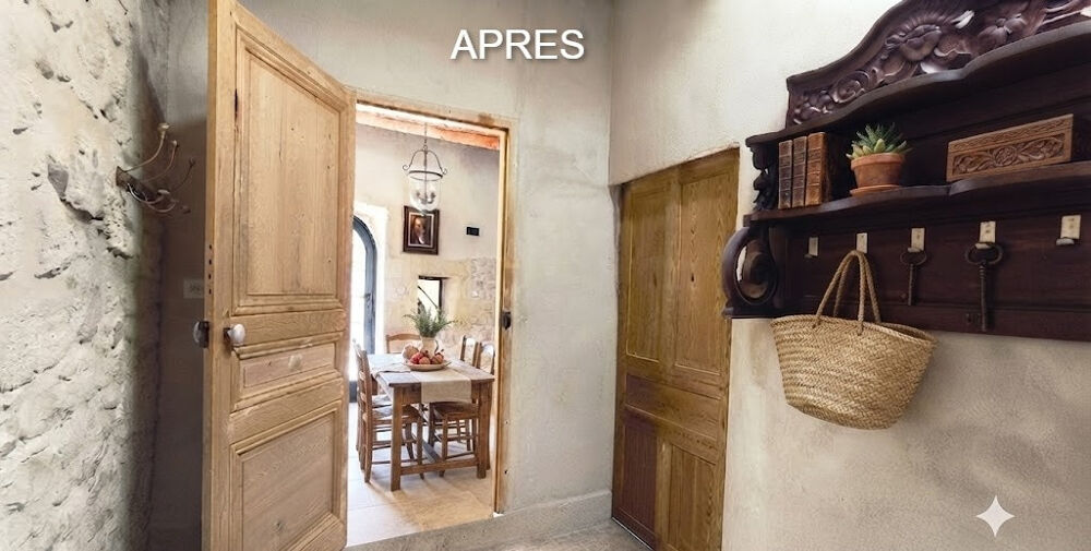 Vente Maison DPT(30)  Vallabrègues  Rare ! Maison de village d'architecte avec piscine intérieure et cour intime Vallabregues