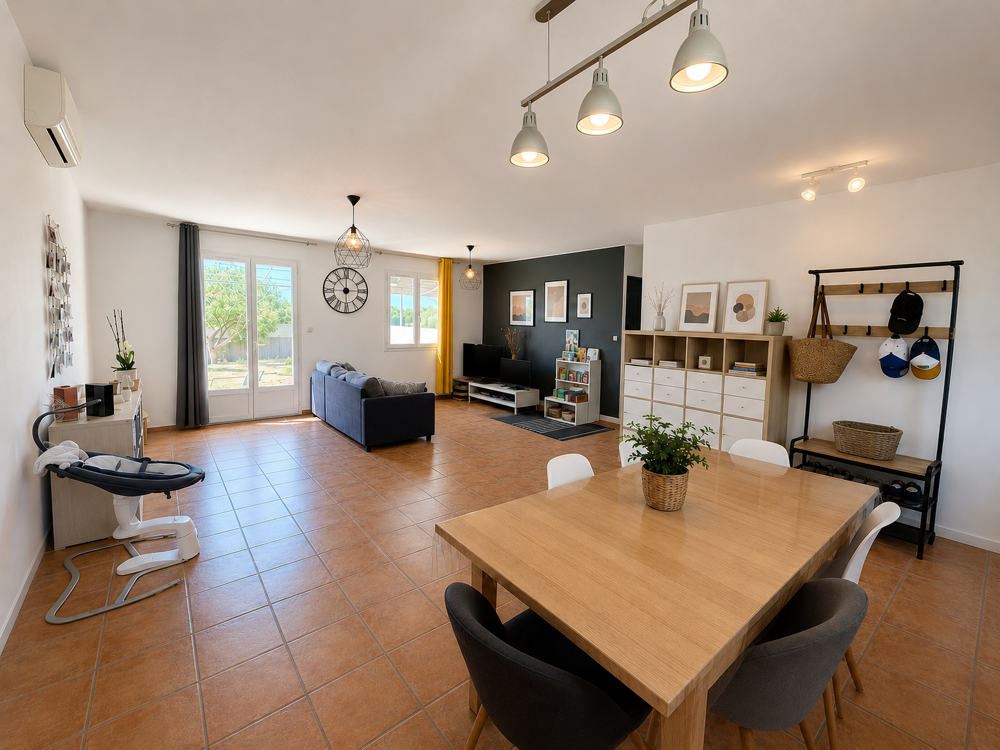 Vente Maison GALLARGUES LE MONTUEUX - VILLA PLAIN PIED 3 CHAMBRES - PISCINE - PARCELLE 537 M2 Gallargues le montueux