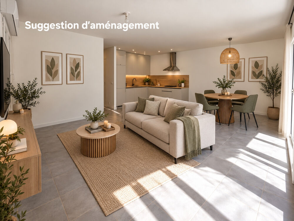 Dpt Hérault (34) Prades Le Lez, Appartement T2 de 47m2 avec terrasse, vue dégagée, expo sud, 2 stationnements