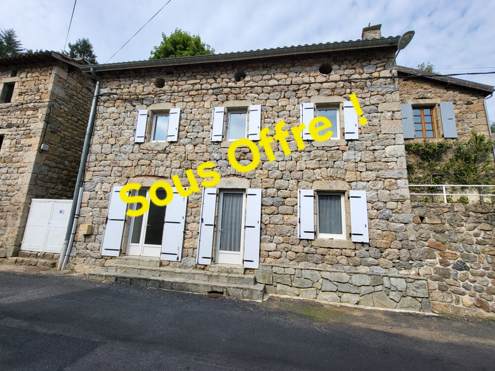 Ardèche (07) A vendre DORNAS - Superbe Maison de village rénovée sans travaux 109m2 habitable avec terrain