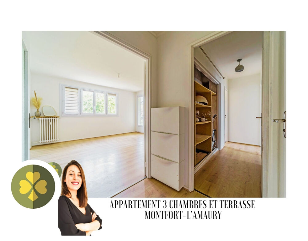 Appartement T3-T4 lumineux à Montfort-lAmaury (78) + à vendre