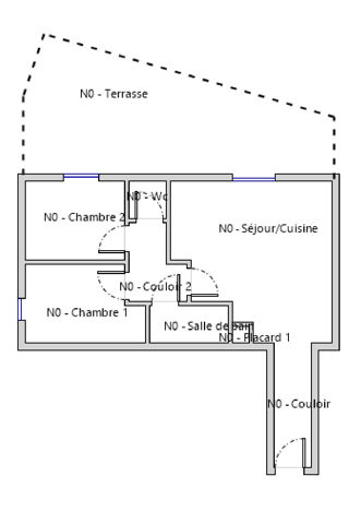  Appartement  vendre 3 pices 50 m
