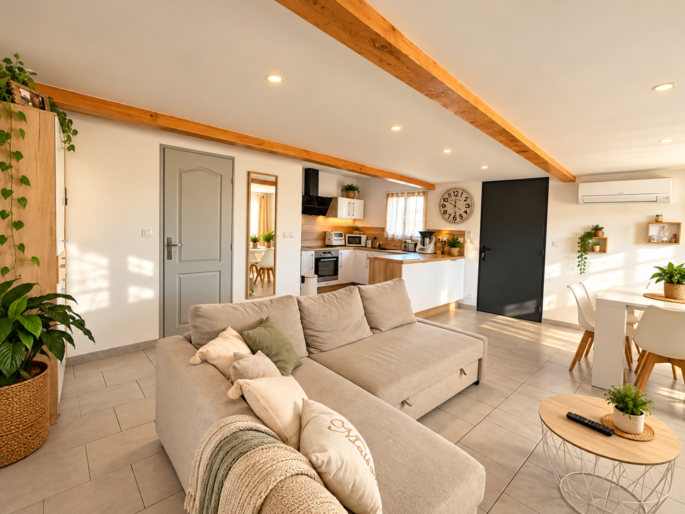 Vente Maison LA MÈDE   COUP DE CŒUR ! Maison T3 rénovée avec jardin privatif, climatisation réversible et parking, le charm Chateauneuf les martigues