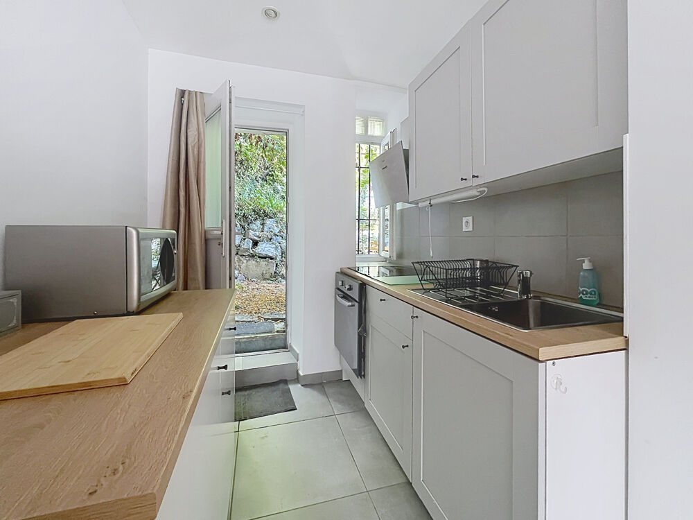 Location Appartement DPT 38 (Isère) - A LOUER - T2 de 40m2 au 4ème et dernier Etage - Jardin privatif de 50m2 - Quai Perrière - Vue Grenoble