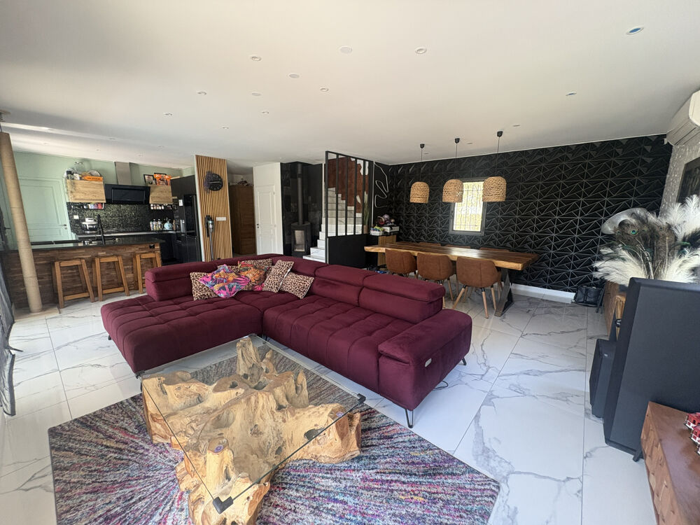 Dépt Hérault (34) A Vendre sur Teyran Maison contemporaine T4 avec Piscine et Garage