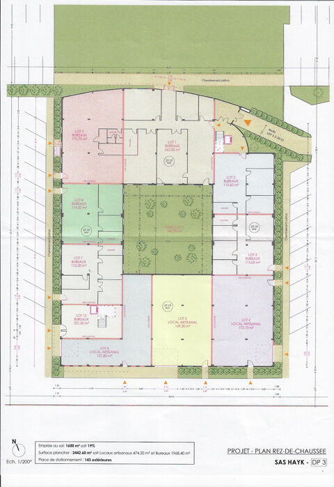   AVIGNON ZAC de la Cristole iMMEUBLE DE BUREAUX IDEAL INVESTISSEUR ou UTILISATEUR 