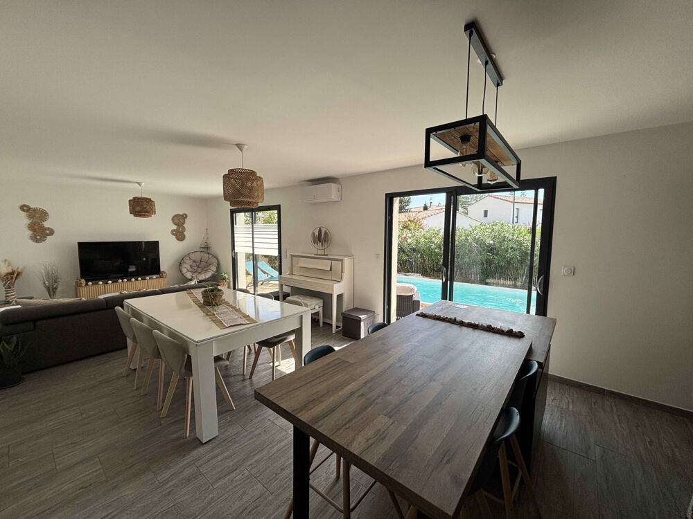 Vente Maison UZES : Villa plain pied P4 avec piscine récente Uzes