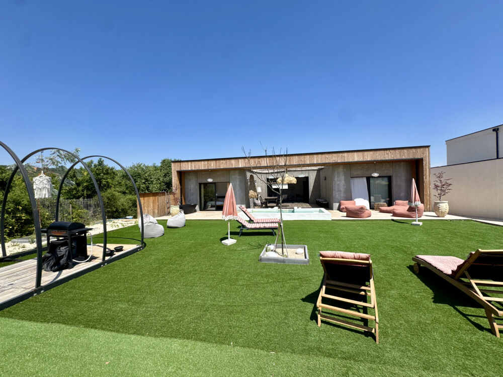 Vente Maison Au coeur de la Vaunage, villa neuve de 120m2  écologique et passive  rare et atypique, unique Clarensac