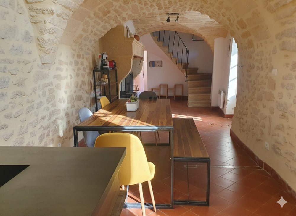 Vente Maison UZÈS   PONT DU GARD : Authentique maison de village avec terrasses et vue dégagée Vers pont du gard