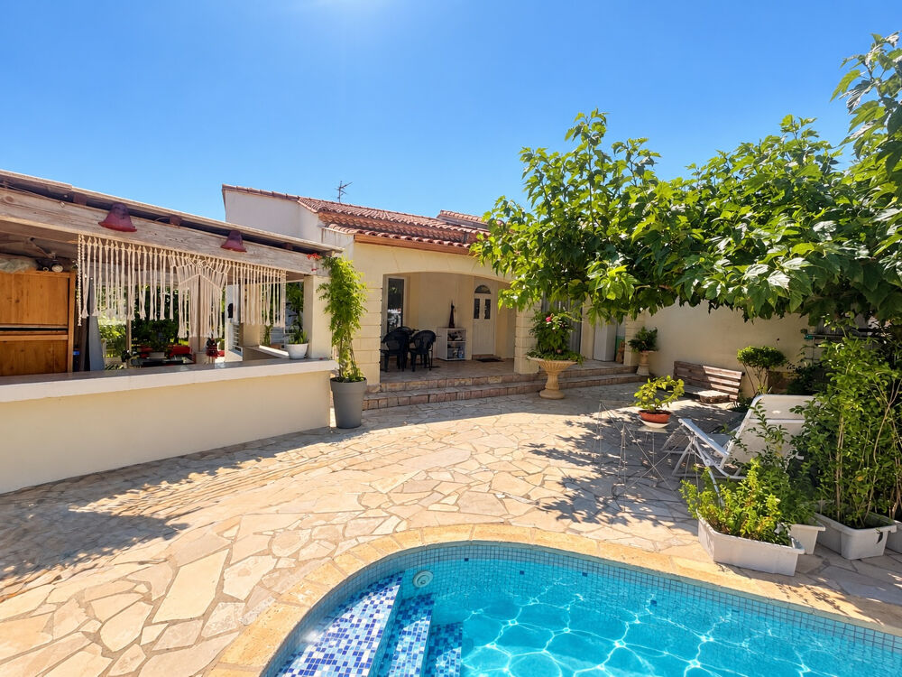 Dépt Hérault (34) A Vendre sur Lattes maison T5 Plain pied avec piscine