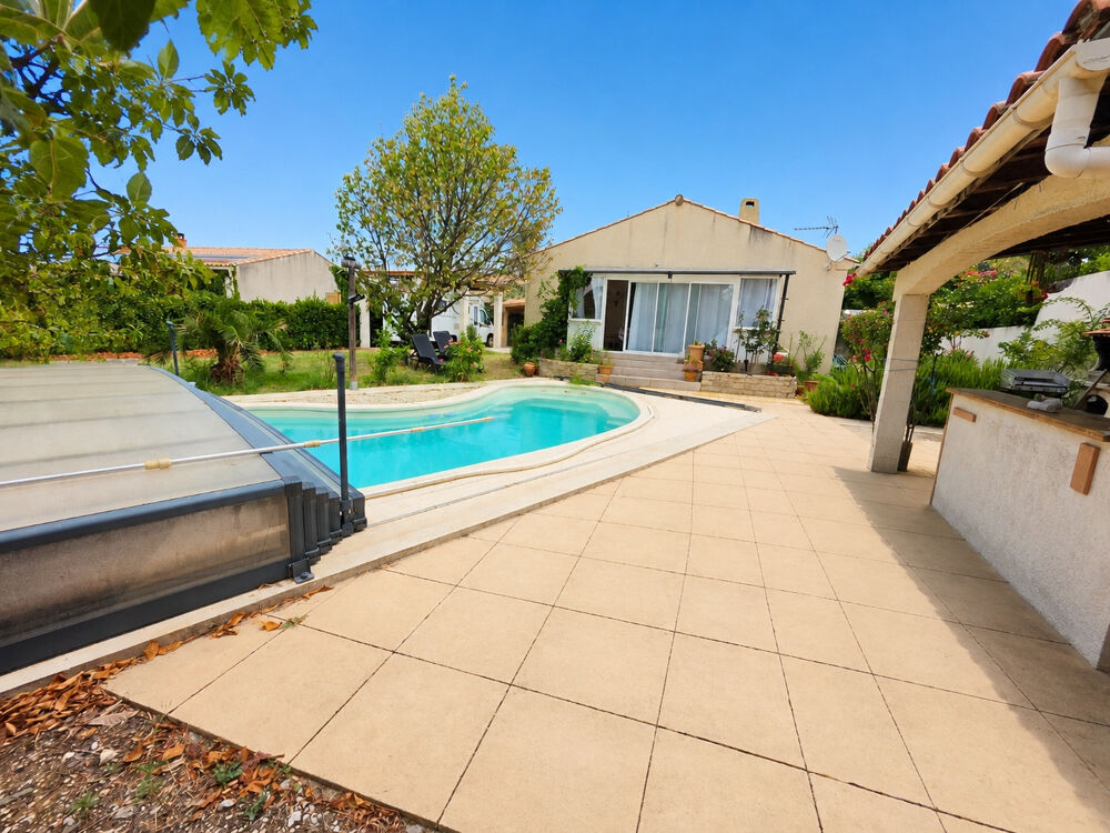 Vente Maison Dépt Hérault (34) - Aniane - À vendre - Maison T4 de 100m2, parcelle de 1000m2, piscine, garage Aniane