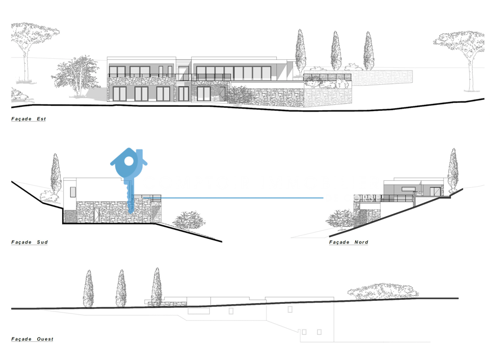 Vente Terrain Dept Corse du Sud,Solenzara, terrain avec son permis de construire, vue mer Solenzara