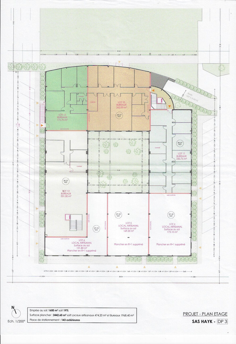   AVIGNON ZAC de la Cristole iMMEUBLE DE BUREAUX IDEAL INVESTISSEUR ou UTILISATEUR Avignon
