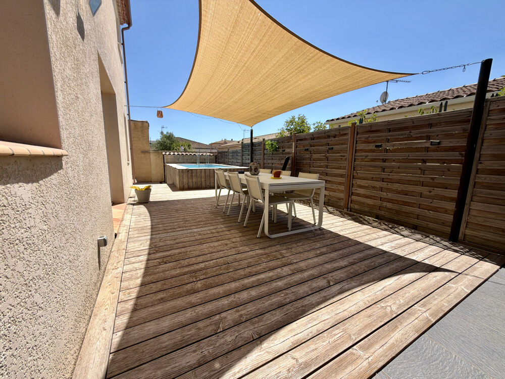 GALLARGUES-LE-MONTUEUX Villa familiale 140 m2 4 chambres Suite parentale Piscine