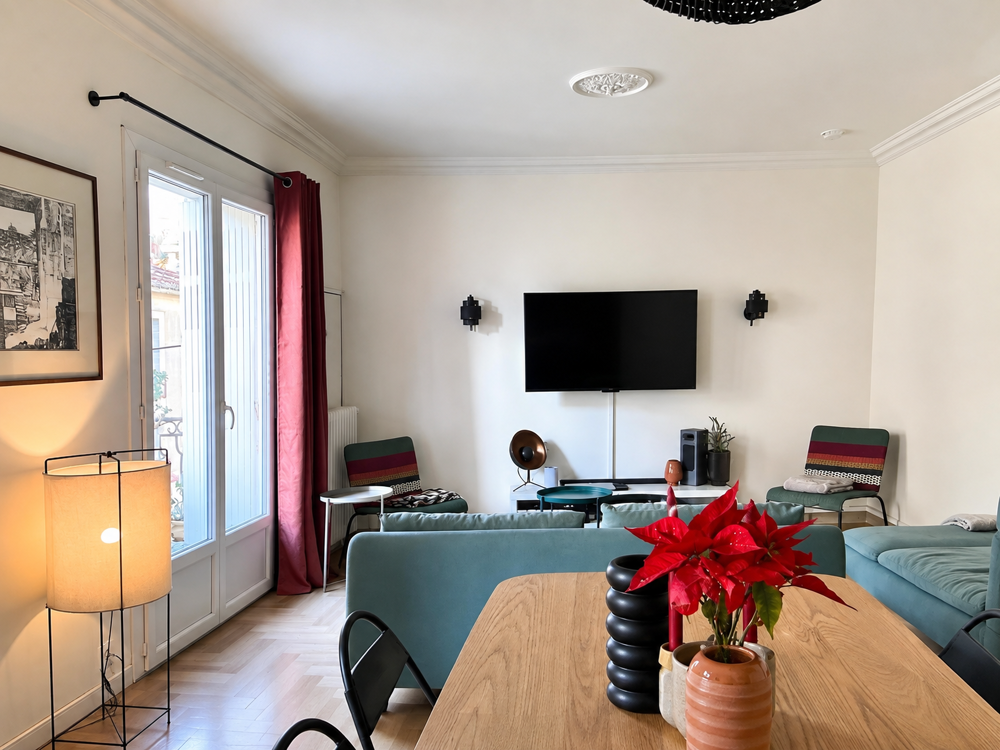Vente Appartement Grand T3 103m2, coeur de ville de Sete balcons et vue port Sete