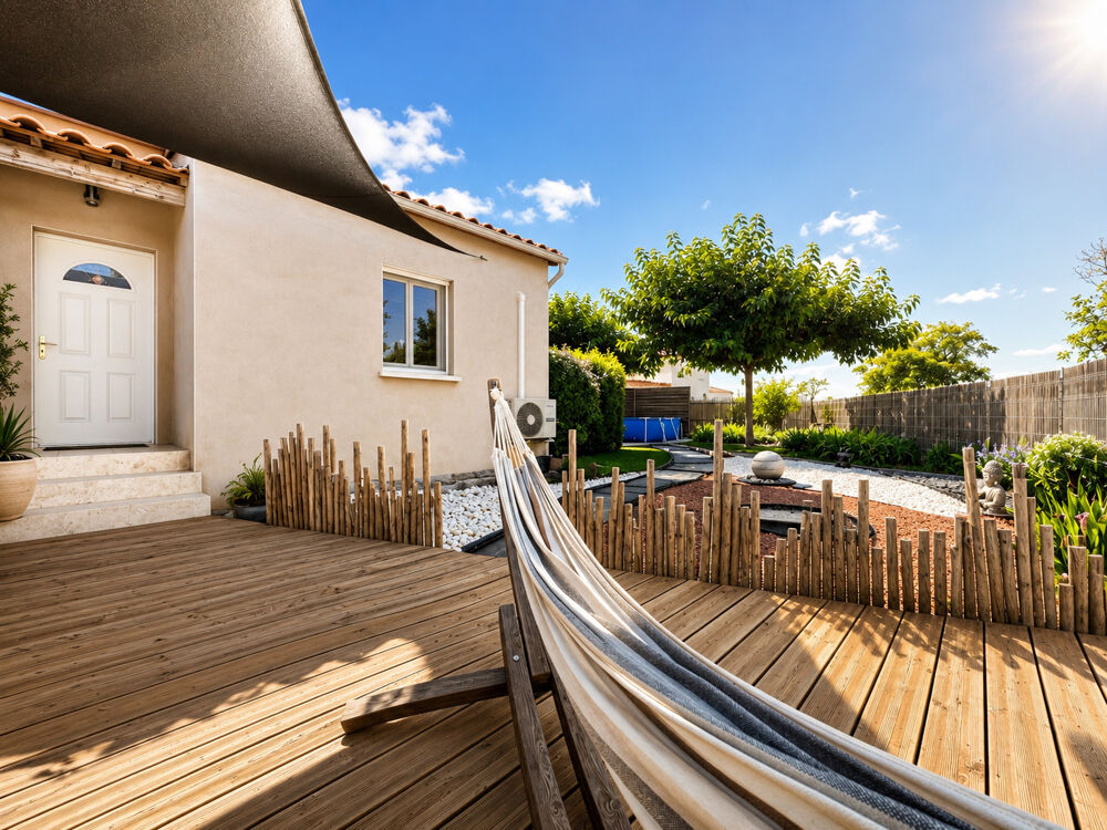 A VENDRE DEPT 30 (GARD) VAUVERT VILLA 3 CHAMBRES JARDIN ET GARAGE