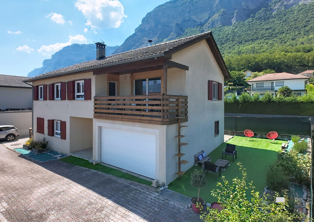 APPARTEMENT-MAISON A VENDRE - LUMBIN 38660 - AGENCE IMMOBILIERE - REZ DE JARDIN + TERRASSE - GRESIVAUDAN - 38