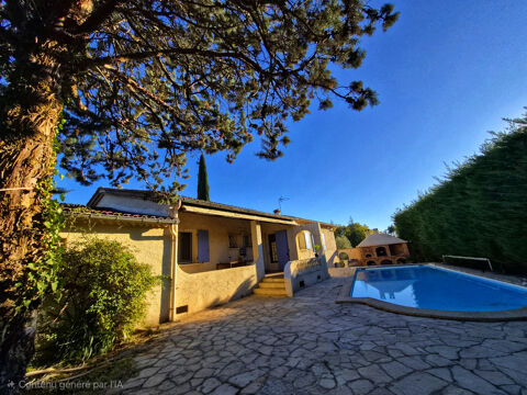   � VENDRE ( Dept 30 ) MONS.   Villa 3 chambres + jardin+ double garage + Piscine Maison - 4 pi�ce(s) - 110 m�