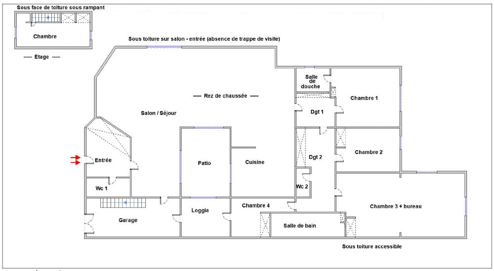 Vente Maison Hérault (34) - Sud Juvignac - En plain-pied, VILLA 6 pièces d'env 150 m2 hab, avec GARAGE, sur TERRAIN PISCINA Juvignac