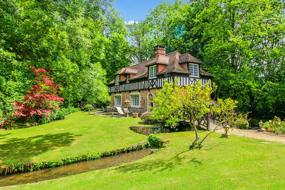 A vendre Dpt Eure (27) proche Evreux Ancien Moulin de charme avec piscine sur terrain de 7 400 m2 au bord de r