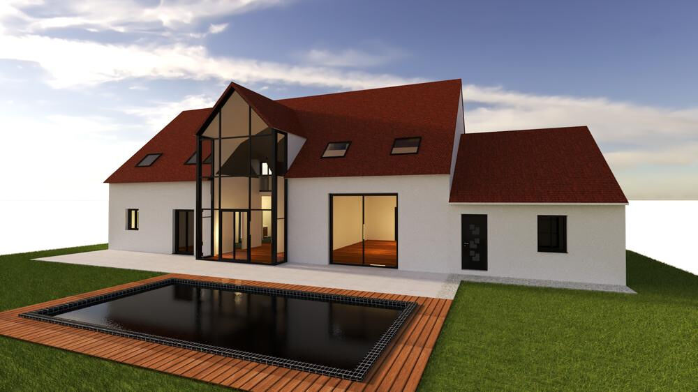 Vente Maison DEPT Yvelines (78) Bourdonn� + A vendre maison de 260 m2 avec sous-sol total Gambais