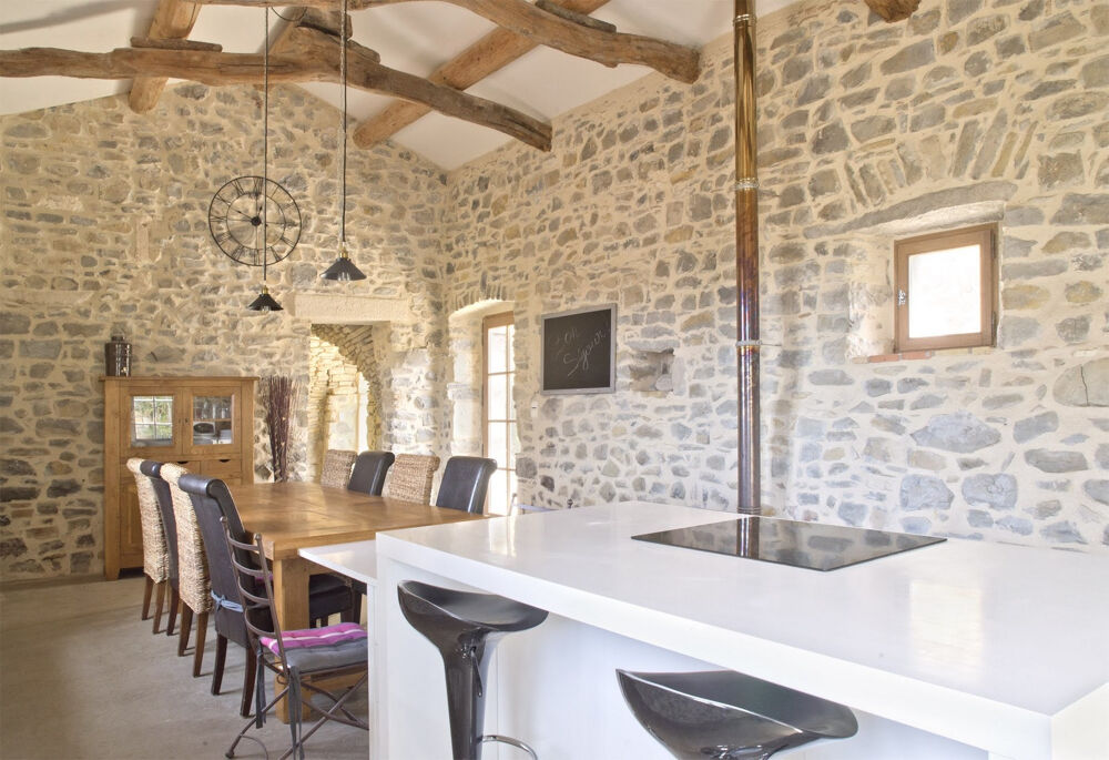 Vente Maison Mas P12 avec gîtes et piscine proche Lussan Uzes