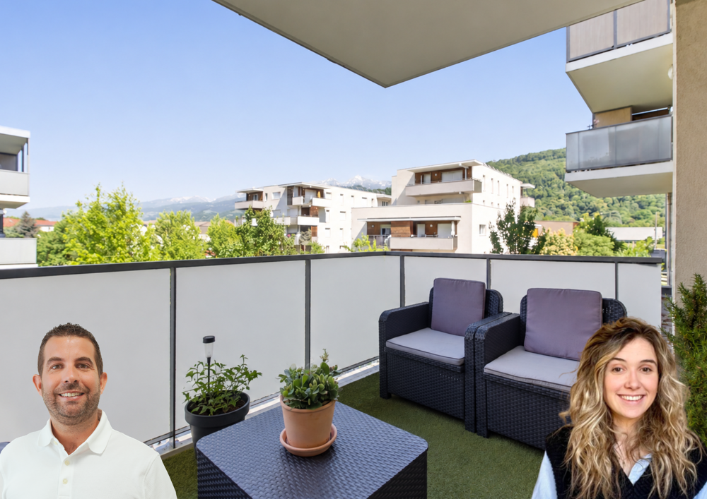 DPT(38) - A Vendre - Saint-Martin-d'Hères - Appartement 2P+C - Balcon - Copropriété récente