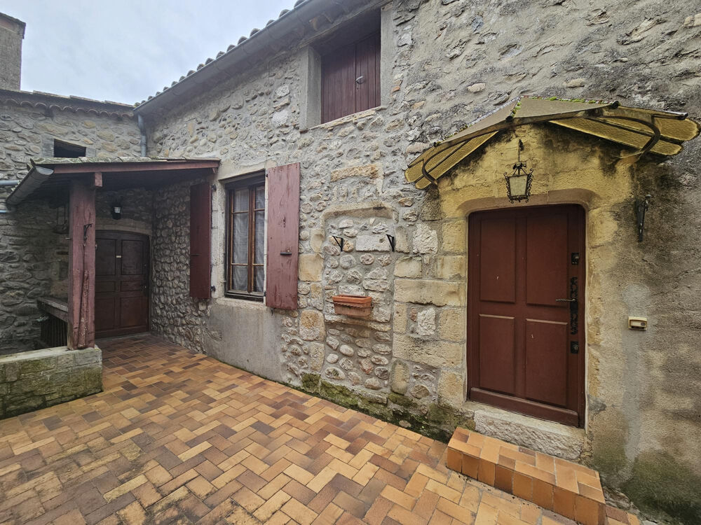 Vente Maison 07 LANAS  - MAISON DE VILLAGE EN PIERRES   150 M2 ENV;  2 APPARTEMENTS CAVE GARAGE JARDIN Lanas