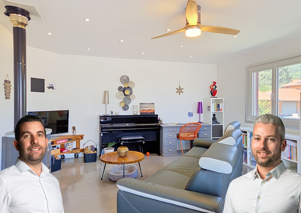 APPARTEMENT-MAISON A VENDRE - LUMBIN 38660 - AGENCE IMMOBILIERE - REZ DE JARDIN + TERRASSE - GRESIVAUDAN - 38