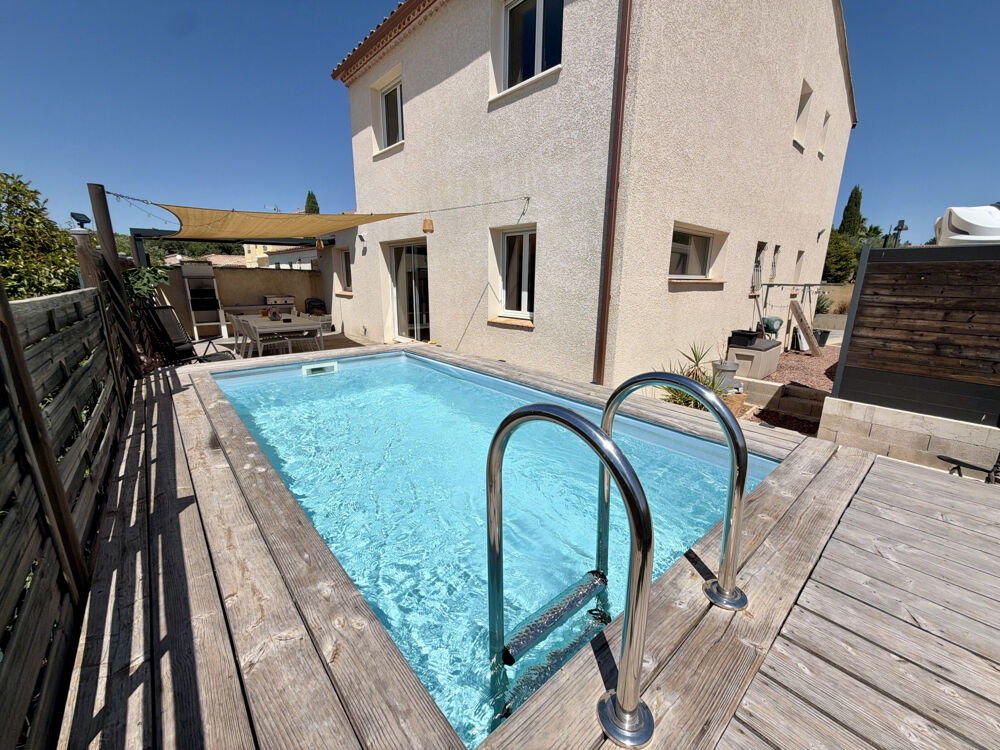 Vente Maison GALLARGUES-LE-MONTUEUX   Villa familiale 140 m2   4 chambres   Suite parentale   Piscine Gallargues le montueux