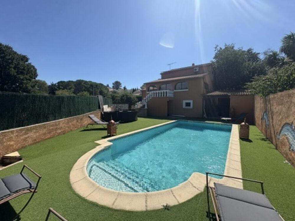 Dépt Hérault (34) A Vendre Le Crès Maison et studio avec piscine et garage