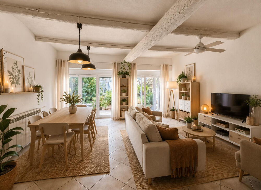 Vergèze 150 m de la gare , en exclusivité Maison de village de 136 m2 hab 5 chambres , 2 parking piscine