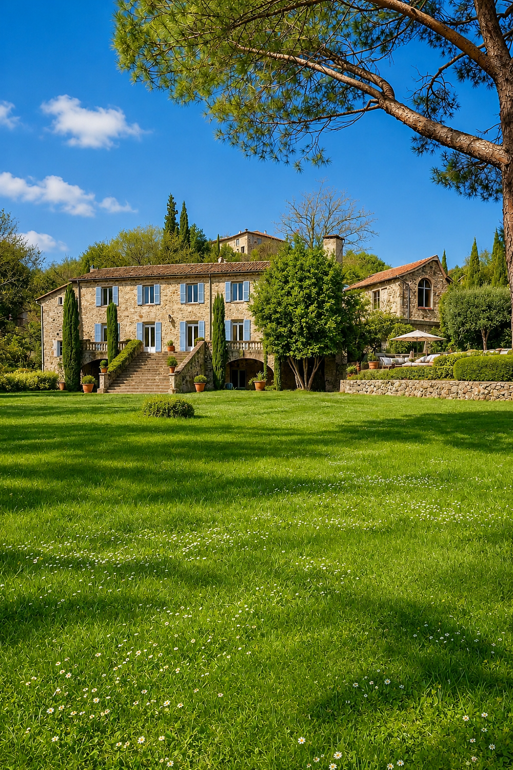 DOMAINE DE CARACTÈRE EN ARDÈCHE, 2 HECTARES, RIVIÈRE, PISCINE