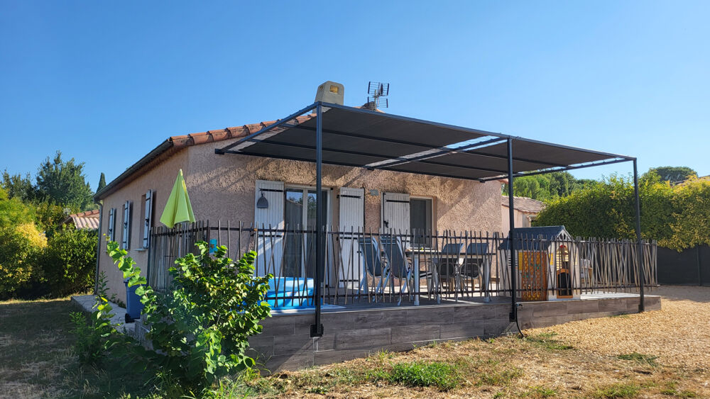 DPT GARD (30), à vendre, secteur BRIGNON, maison de 80m2 habitables, de plain-pied, type 3, jardin et abr