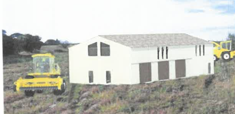 Hangar de 280 m2 sur 3000 m2 de terrain 305000 30310 Vergeze